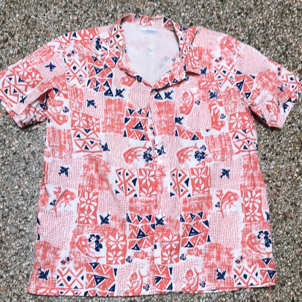Columbia shirt with Hawaii style XL